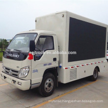 2017 china low price high quality foton led mobile stage truck